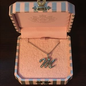 Juicy Couture "M" Initial Necklace